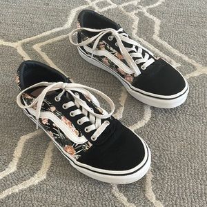 EUC Floral Vans